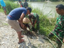 Hijaukan Lingkungan, Kodim 1412/Kolaka Menggelar Aksi Karya Bhakti Tanam Pohon Pelindung