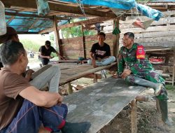 Babinsa Koramil Palakka Berkesinambungan Jalin Komunikasi Sosial Bersama Warga