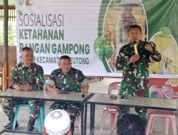 Kodim 0116/Nagan Raya Laksanakan Sosialisasi Ketahanan Pangan Gampong dalam kecamatan