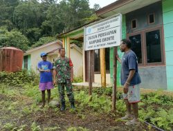 Jalin Hubungan Baik Dengan Warga” Babinsa Satgaster Rutin melaksanakan Komsos