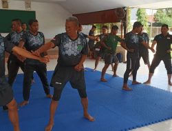 Tingkatkan Kemampuan, Personel Kodim 1404/Pinrang Rutin Laksanakan Latihan Bela Diri Taktis