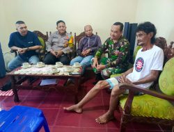 Beri Motivasi,Babinsa Koramil 0907/02 Tarteng Jenguk Warga Binaan Yang Sakit