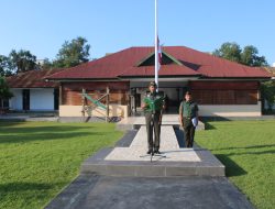 Dandim 1404/Pinrang Pimpin Upacara Bendera dilanjutkan Jam Komandan Kepada Prajurit Dan PNS