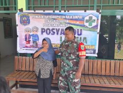 Wujud Kepedulian Babinsa, Dampingi Kegiatan Posyandu Lansia di Wilayah Binaan
