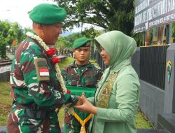 Tiba Di Batalyon, Prajurit Petarung Yudha Sakti Disambut Haru Keluarga. Rasa Rindu Terbayarkan