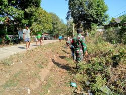 Personel Kodim 1422/Maros Gelar Karya Bakti Bersama Masyarakat dalam Rangka HUT TNI ke-79