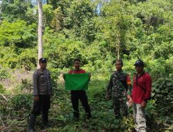 Babinsa Sungai Terik Laksanakan Patroli Gabungan Terkait Bahaya Karhutla