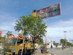 Kodim 0102/Pidie Pasang Spanduk HUT TNI ke-79 di 29 Titik Strategis