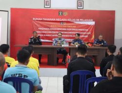 Sosialisasi Penanggulangan Bencana dan Simulasi Penyelamatan Kejadian Kebakaran di Rutan Kelas IIB Pelaihari