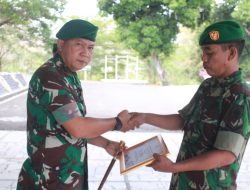 Komandan Kodim 1405/Parepare Pimpin Acara Korps Raport Pelepasan Personil Pindah Satuan