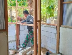 Babinsa Koramil 1422-02 Bantimurung Pantau Progres Rehab RTLH Triwulan III Tahun 2024