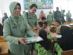 KODIM 1419/ENREKANG Bersama BAZNAS menggelar program Hasanuddinn Peduli Anak Sekolah di Wilayah Kec. Enrekang
