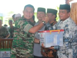 Jelang HUT TNI ke 79 Kodim 0116/Nagan Raya Jalin Silaturahmi Bakti Sosial Pembagian Sembako dan Makan Gratis