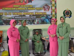 Bakti Kesehatan Digelar Kodim 0904/Paser Dalam Rangka HUT TNI Ke 79