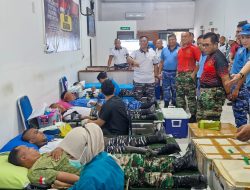 Sambut HUT TNI Ke – 79,Trimatra TNI Di Tarakan Gelar Bakti Sosial Dan Bakti Kesehatan