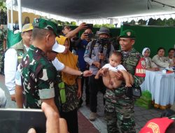 Pangdam IX/Udayana Kunjungi Pulau Lombok, Kodim 1620/Loteng Gelar Bakti Sosial Di Sangkareang