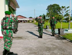 Kodim 0116/Nagan Raya Laksanakan Upacara Bendera Mingguan