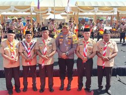 Pasiter Kodim 0102/Pidie Hadiri Upacara Peringatan Hari Pramuka ke-63 : Penguatan Peran Pramuka dalam Menjaga NKRI
