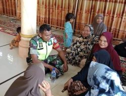 Babinsa Koramil Delima Serda Amri Manfaatkan Momen Posyandu untuk Edukasi kepada Ibu-Ibu