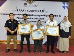 Kemenkumham Jateng Raih Penghargaan Dalam Penyusunan Laporan Keuangan 2024