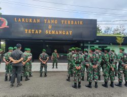 Korem 181/PVT Gelar Apel Kesiapsiagaan Mengantisipasi Hal Menonjol diwilayah