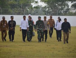 Dandim 0904/Paser Beserta Forkopimda Sambut Kedatangan Presiden Republik Indonesia Di Paser