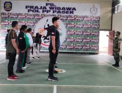 Pasiops Kodim 0904/Paser Beri Materi PBB Kepada Satpol PP Kabupaten Paser