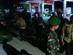 Babinsa Ramil 1422-01/Lau Bersama Instansi Terkait Gelar Patroli Gabungan Ciptakan Keamanan Jelang Pilkada Maros