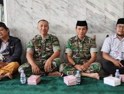 Danramil-05 Kodim 1404/Pinrang Bersama Forkopimca, Hadiri Peringatan Maulid Nabi Muhammad SAW di Wilayah Binaan
