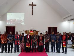 Brigjen TNI Totok Sutriono Resmikan Gereja GKI Emaus Korem 181/PVT