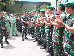Dandim 1425 Jeneponto Sambut Hangat Kunjungan Kerja Kasdam XIV Hasanuddin