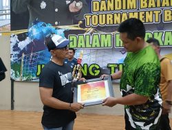 Dalam Rangka Peringati HUT TNI Ke-79, Kodim Batang Gelar Semi Open Tournament Bola Volly Dandim 0736/Batang 2024