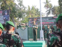 Menjadi Irup Upacara Bendera 17 An, Danramil 04/Tellusiattinge Bacakan Amanat Pangdam XIV/Hasanuddin
