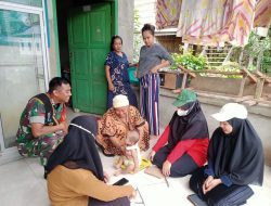 Wujudkan Balita Sehat, Babinsa Otting Koramil Tellusiatinge Dampingi Pelaksanaan Posyandu Di Desa Binaan