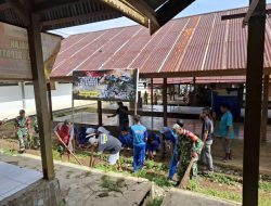 Sambut HUT TNI Ke 79, Babinsa Koramil 16/Tonra Gelar Karbak Di Pasar Rakyat Bulu – Bulu