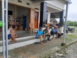 Babinsa Ujung Salangketo Ramil 15/Mare Ajak Warga Jaga Keamanan Dan Kenyamanan Desa