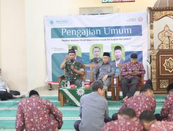 Danramil 04 Mayor Inf Dr. Khaidir Makkasau Membawakan Materi pada Pengajian di Masjid Subulussalam Al-Khoory Unismuh Makassar: “Cinta Tanah Air Bagian dari Iman”