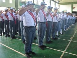 Danrem 181/PVT Brigjen TNI Totok Sutriono Pimpin Pembukaan Lomba PBB Tingkat SMA dan SMP di Kota Sorong