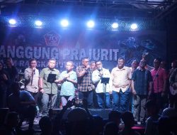 Bummm!!!…Pecah Acara Panggung Prajurit Rangkaian HUT Ke-79 TNI Sekaligus Hiburan Purna Tugas Yonif 133/YS