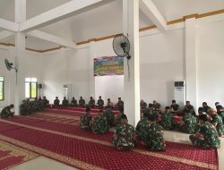 Keluarga Besar Korem 092/Mrl Gelar Doa Bersama Menyambut HUT TNI