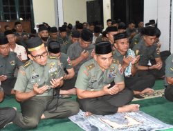 Ungkapan Rasa Syukur Memperingati HUT Ke-79 TNI, Korem 141/Tp Gelar Do’a Bersama