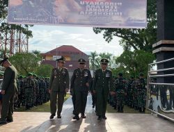 Dalam Rangka Menyambut HUT TNI Ke-79 Tahun, Personel Kodim 0308/Pariaman Ziarah di TMP Kusuma Bangsa Di Desa Rawang, Kota Pariaman