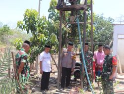 Selaku Dansatgas TMMD Ke 122 TA 2024, Dandim 1425 Jeneponto Tinjau Lokasi Pembuatan Sumur Bor