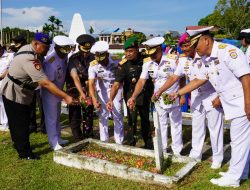 Danrem 181/PVT Menghadiri Ziarah Dalam Rangka Memperingati HUT Ke-79 TNI TA. 2024