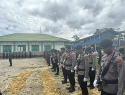 DANDIM 1703/DEIYAI MEMIMPIN UPACARA HUT TNI KE-79 TH PADA 5 OKTOBER 2024