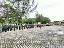 Dandim 0115/Simeulue Pimpin Upacara Peringatan HUT TNI Ke-79 Di Wilayah Kabupaten Simeulue