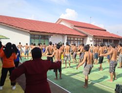 Senam Pagi Tingkatkan Kesehatan Fisik dan Mental WBP Rutan Pelaihari