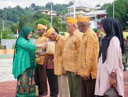 Pimpin Upacara HUT KE 79 TNI, Kolonel Inf Aswin Kartawijaya Bacakan Amanat Panglima TNI