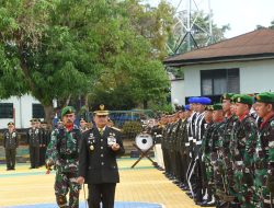 Danrem 141/Tp Pimpin Upacara HUT Ke-79 TNI di Watampone