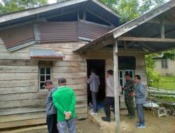 Wakili Danramil, Batuud Koramil 03/Teupah Selatan Bersama Baitul Mal Simeulue Cek Sasaran Fisik TMMD ke 122 Pembangunan RLTH Tambahan